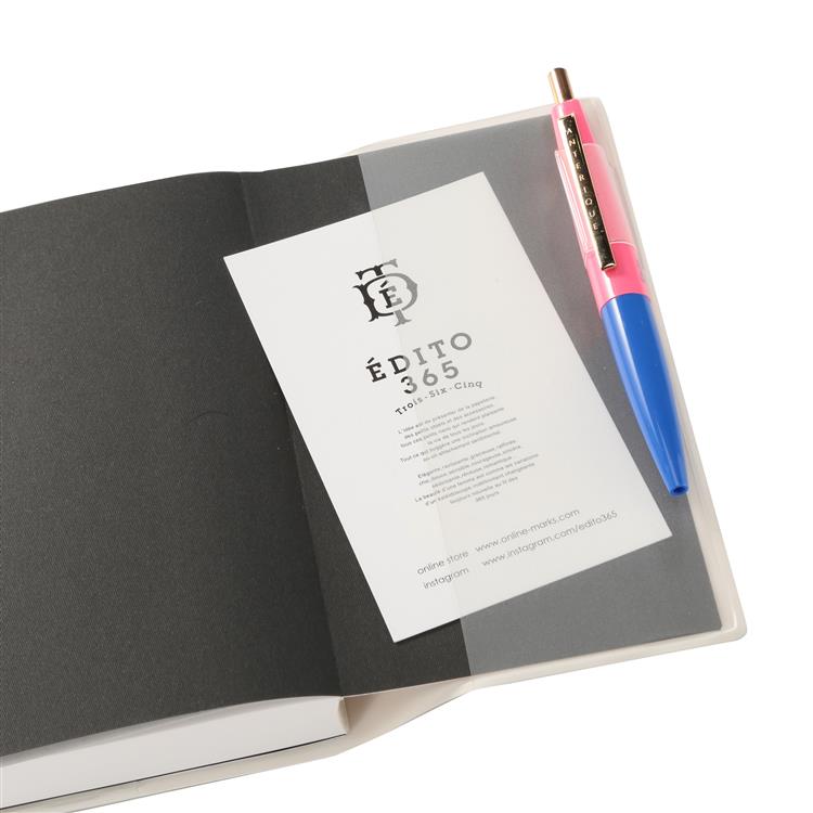 2026年4月始まり手帳 デイリー B7変形 EDiT タイポポケット アイボリー アイボリー