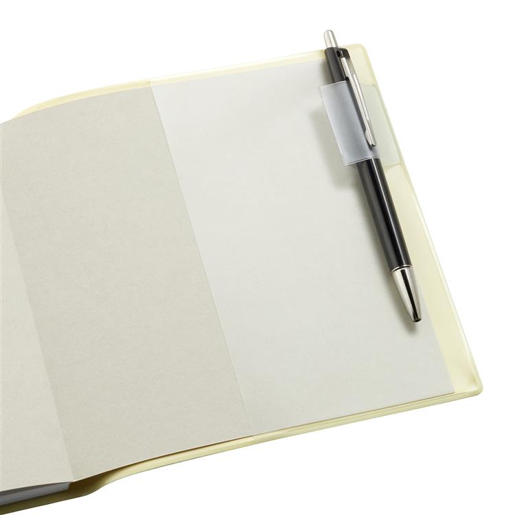 2026年3月始まり手帳 週間ブロック スクエア クリアスライドジッパー イエロー イエロー