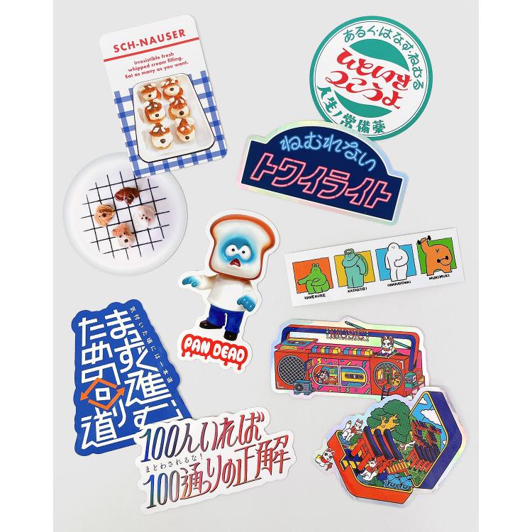 【超特価sale開催】  クリエイターズサーカス ステッカー ひといきつ 綾野 大サイズ テープ・マスキングテープ