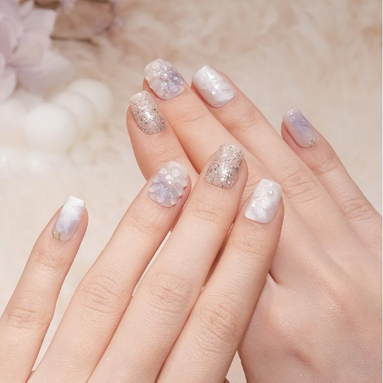 ネイルチップ Pearl Lilac