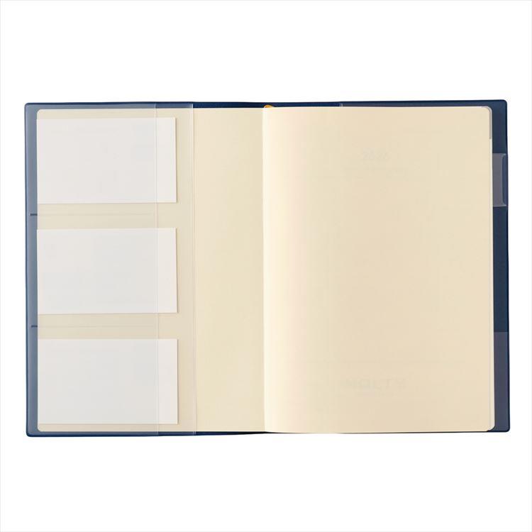 2026年4月始まり手帳 月間 A5 NOLTY トリム2 ネイビー ネイビー