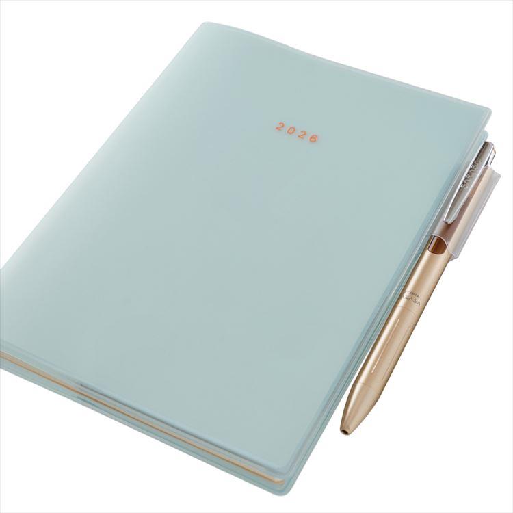 2026年4月始まり手帳 月間 B6 NOLTY アクセス Depot 日曜始まり ブルー ブルー