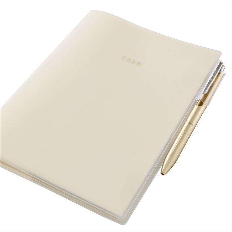 2026年4月始まり手帳 月間 A5 NOLTY アクセス Depot 日曜始まり ホワイト ホワイト