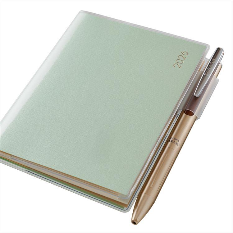 2026年4月始まり手帳 月間 B7 ペイジェム Petit-i アイダにメモ 日曜始まり ミント ミント