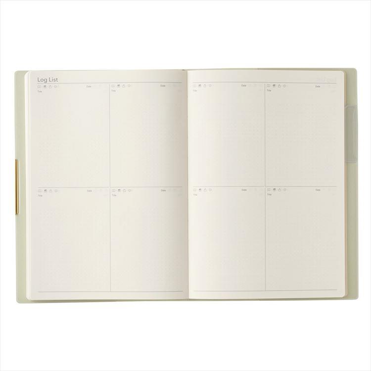 2026年4月始まり手帳 週間ブロック B6 NOLTY エクリ Plus ミント ミント