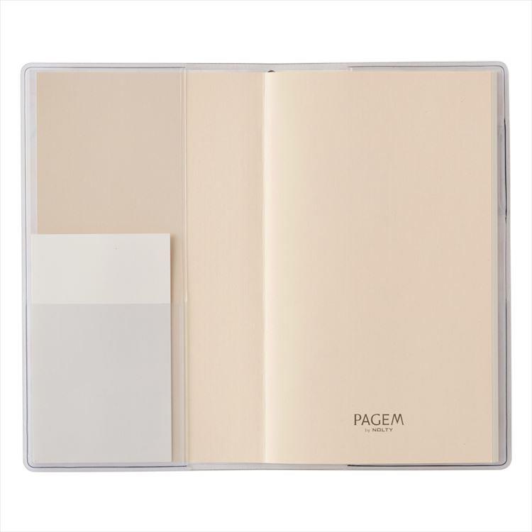 2026年4月始まり手帳 月間 B7 ペイジェム リュミエール スリム 日曜始まり ホワイト ホワイト