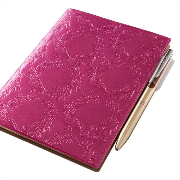 2026年4月始まり手帳 月間 B6 ペイジェム ファミリー 日曜始まり ピンク ピンク