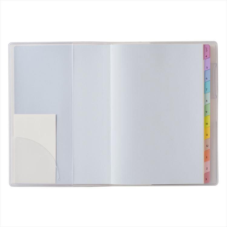 2026年4月始まり手帳 週間バーチカル B6 ペイジェム ラベンダー ラベンダー