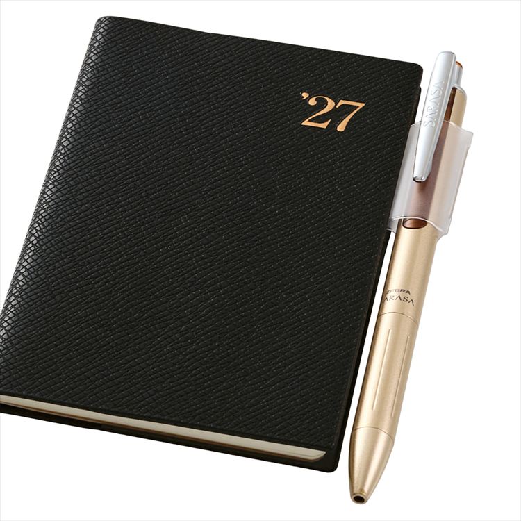 2027年1月始まり手帳 月間 B7 NOLTY ライツ 能率手帳 小型 黒(黒