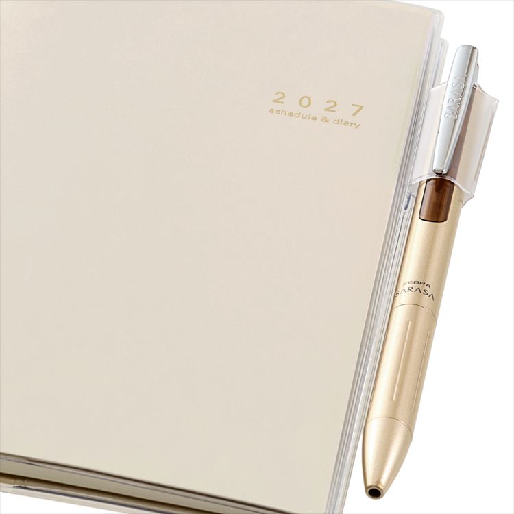 2027年1月始まり手帳 月間 A6 NOLTY アクセス 新書 ホワイト ホワイト