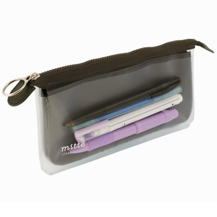 クリアポーチ ミッテ フラットタイプ ライトブラック ライトブラック