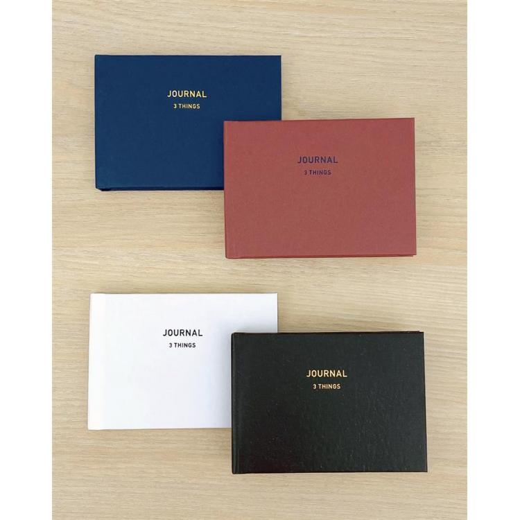 日記帳 イージージャーナル 3things ホワイト ホワイト