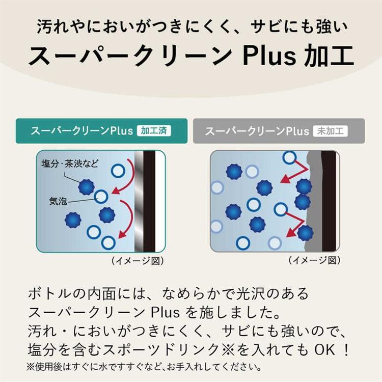 真空耐熱ストローボトル 750ml MTS-W075WO オフホワイト 水筒 オフホワイト