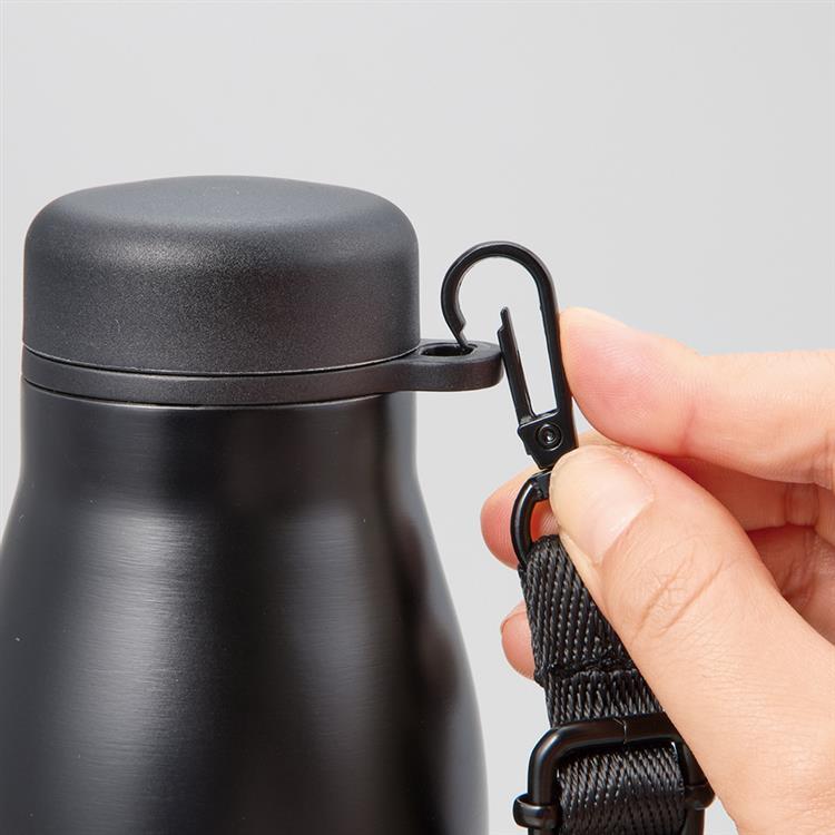 ショルダーサーモステンレスボトル 500ml グレー 水筒 グレー