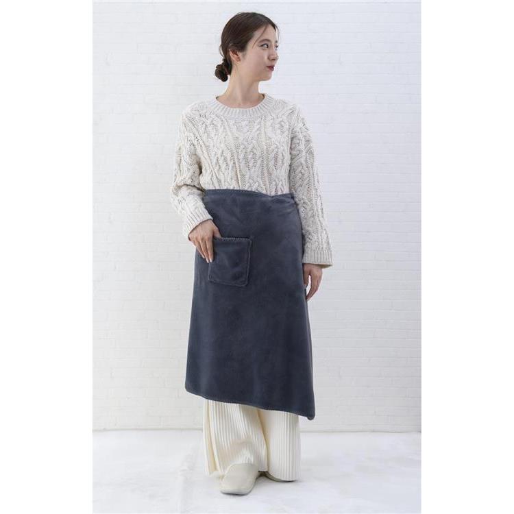 ミルクファー 3WAYブランケット 130×70cm ネイビー【ロフト限定】 ネイビー
