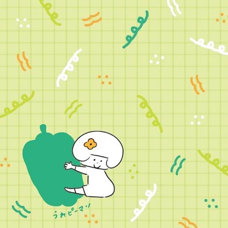 6柄アソートメモ mizutama ベジフル ベジフル