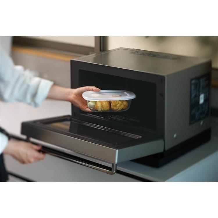 うつわにもなる保存容器 650ml 2個入 クリア クリア