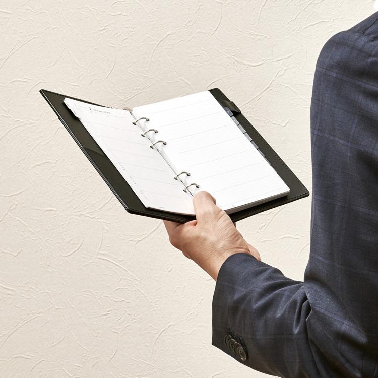 2026年1月始まりシステム手帳用リフィル バイブル 週間レフト データプラン 月間+週間