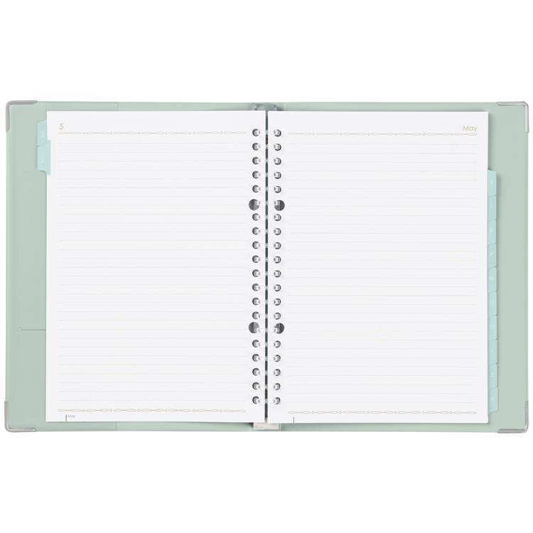 2026年4月始まり 月間 A5 ユアンスダイアリー ミント ミント