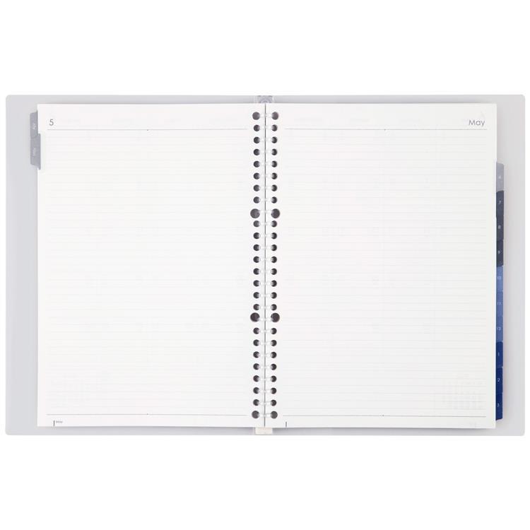 2026年4月始まり 月間 B5 ノート・デ ダイアリー クリア クリア