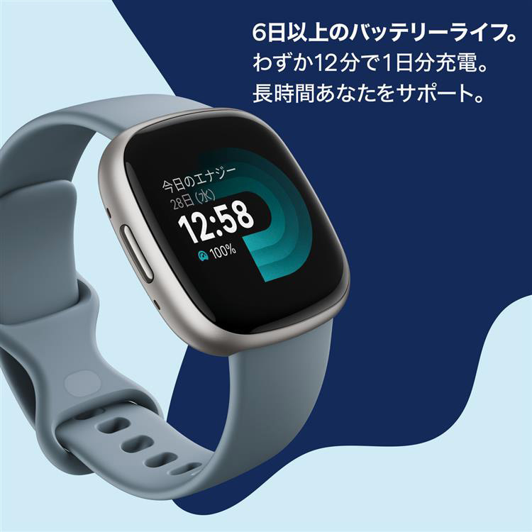 Fitbit VERSA4 ミッドナイトブラック