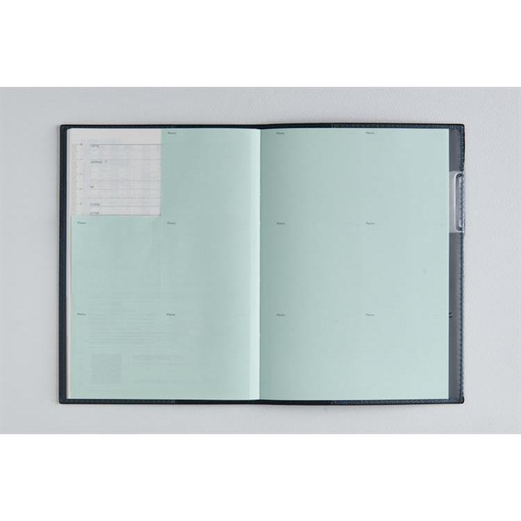 2026年3月始まり手帳 月間 B6 ディアクレール2(622)ネイビー