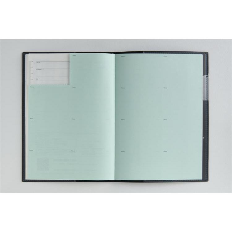 2026年3月始まり手帳 月間 A5 ディアクレールラプロ4 月曜始まり(629)ブラック