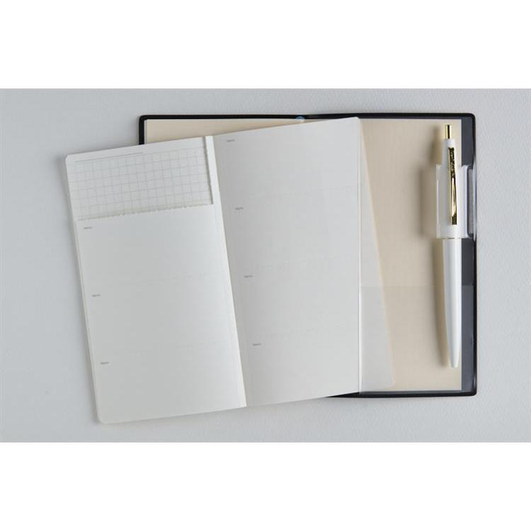 2026年3月始まり手帳 月間 B7 リベルインデックス1(661)クラッシーブラック