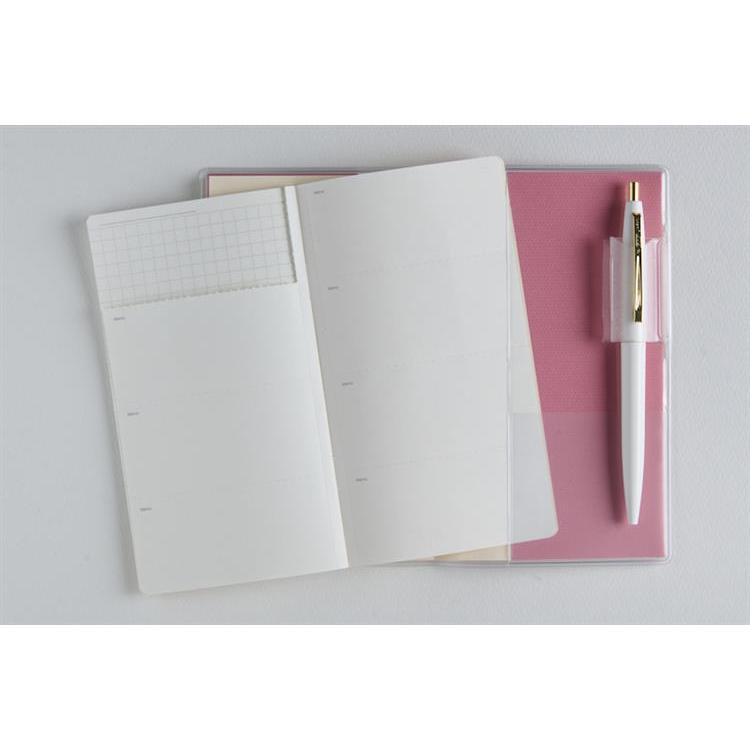 2026年3月始まり手帳 月間 B7 リベルインデックス2(662)マシュマロ・ピンク