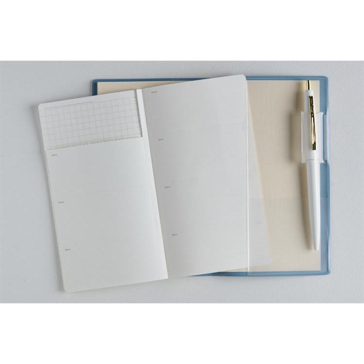 2026年3月始まり手帳 月間 B7 リベルインデックス7 月曜始まり(667)ペールブルー