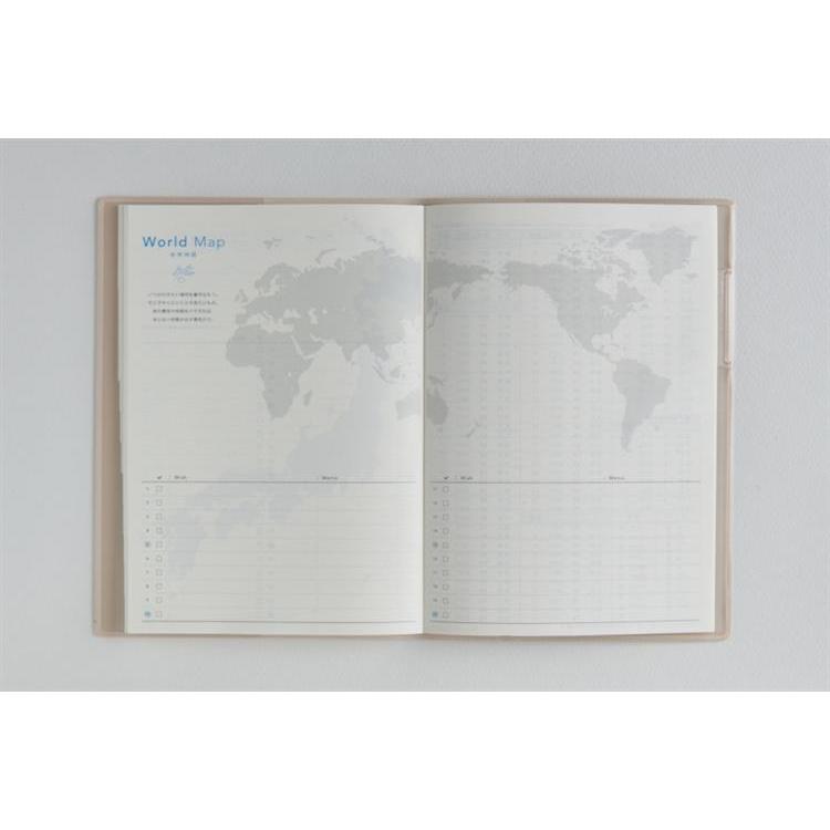 2026年3月始まり手帳 月間 B6 トリンコ2(711)ピンクベージュ ピンクベージュ