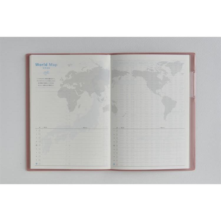 2026年3月始まり手帳 月間 B6 トリンコ2(715)ソフトローズ ソフトローズ