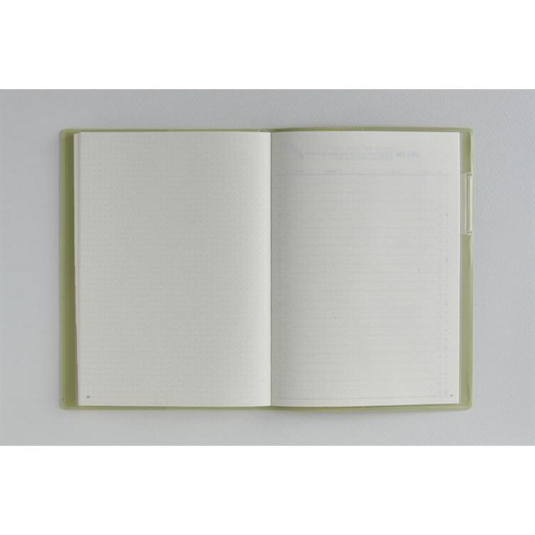 2026年4月始まり手帳 週間レフト B6 トリンコ6(747)セージグリーン セージグリーン