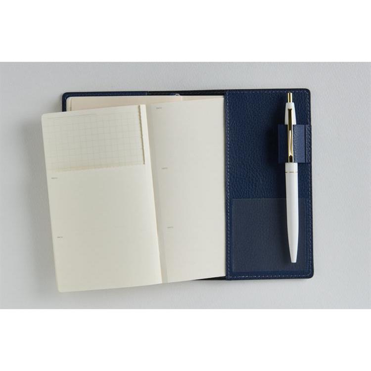 2026年3月始まり手帳 週間ブロック B7 ティーズビュー4(851)ネイビー