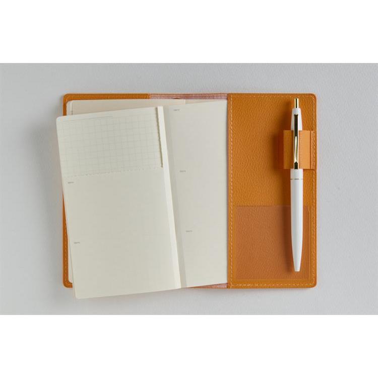 2026年3月始まり手帳 週間ブロック B7 ティーズビュー日曜始まり4(853)オレンジ