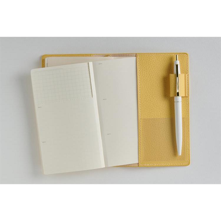 2026年3月始まり手帳 週間ブロック B7 ティーズビュー5(857)カームイエロー