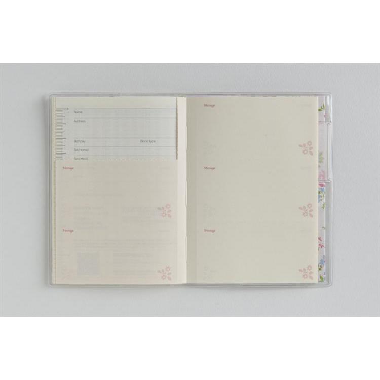 2026年2月始まり手帳 月間 B7 ラフィーネプチ1(871)