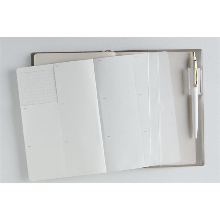 2026年3月始まり手帳 週間ブロック B6 フェルテ6(881)グレージュ