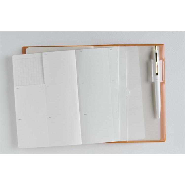 2026年3月始まり手帳 週間レフト B6 フェルテ2(887)オレンジ