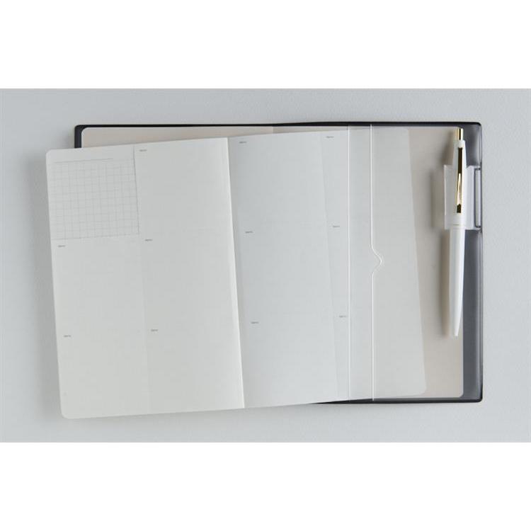 2026年3月始まり手帳 週間バーチカル B6 フェルテ9(889)黒