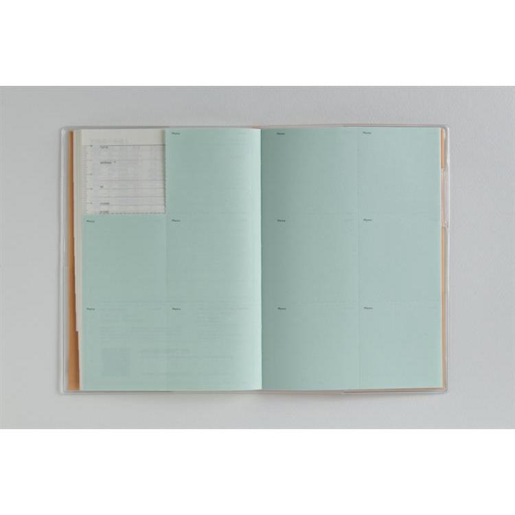 2026年3月始まり手帳 月間 B6 ミアクレール4 月曜始まり(924)オレンジ