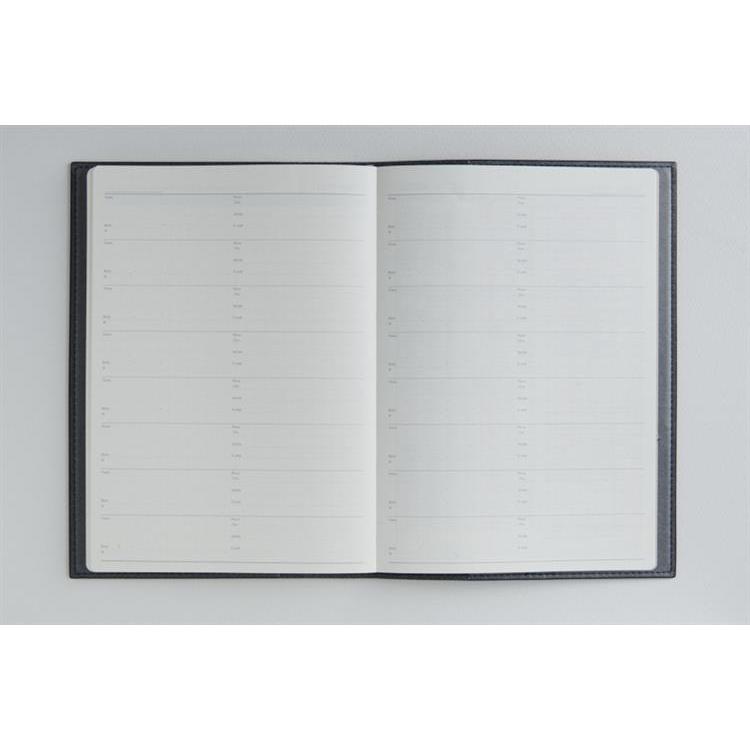 2026年3月始まり手帳 週間ブロック A5 デスクダイアリーカジュアル5(965)ダークネイビー