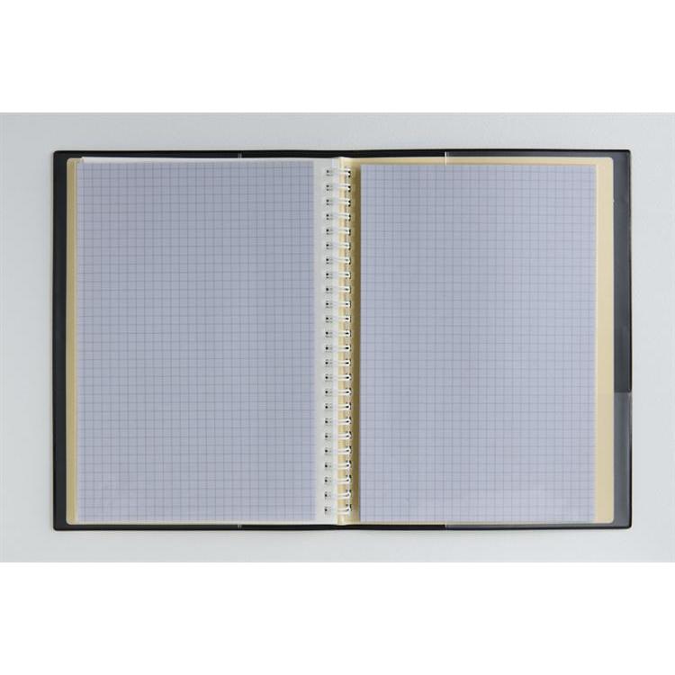 2026年4月始まり手帳 週間レフト A5 リングダイアリー(971)黒