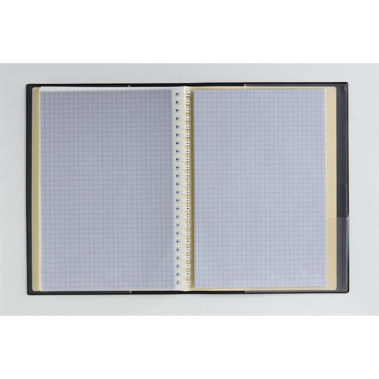 2026年4月始まり手帳 週間ブロック A5 リングダイアリー(972)黒