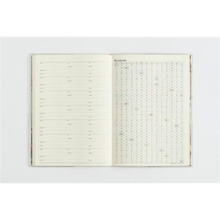 2026年12月始まり手帳 月間 B6 クレール チェック