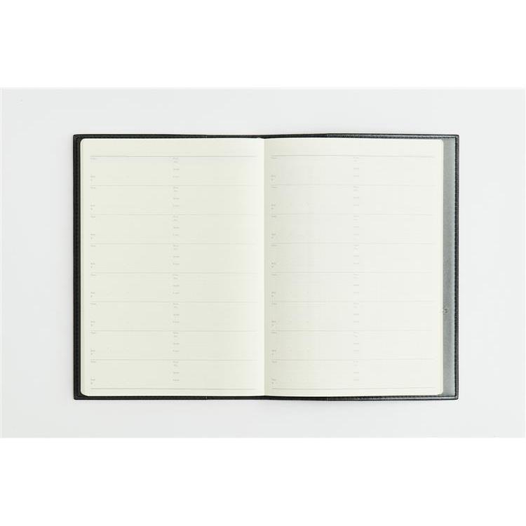 2026年12月始まり 週間ブロック A5 デスクダイアリーカジュアル5 ダークネイビー