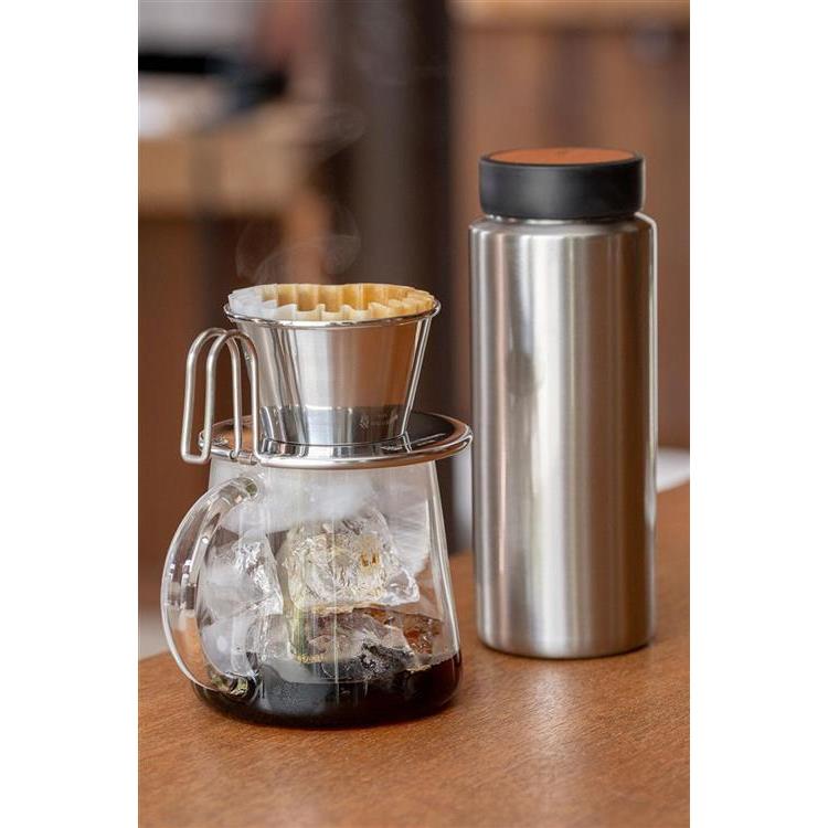ドリンクボトルモク 500ml シルバー シルバー