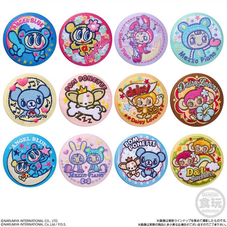 ナルミヤキャラクターズ 刺繍缶バッジビスケット 1個入