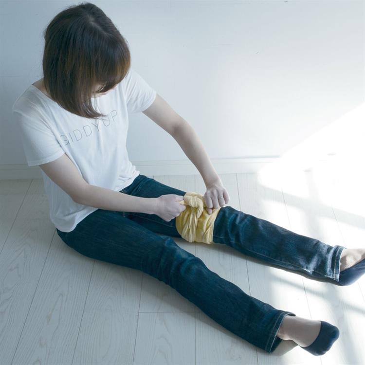 防災フェイスタオル＆ポーチ付き 32×123cm ホワイト