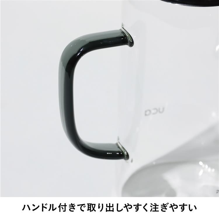 LOG 耐熱ガラスウォータージャグ ハンドル付き 1.4L